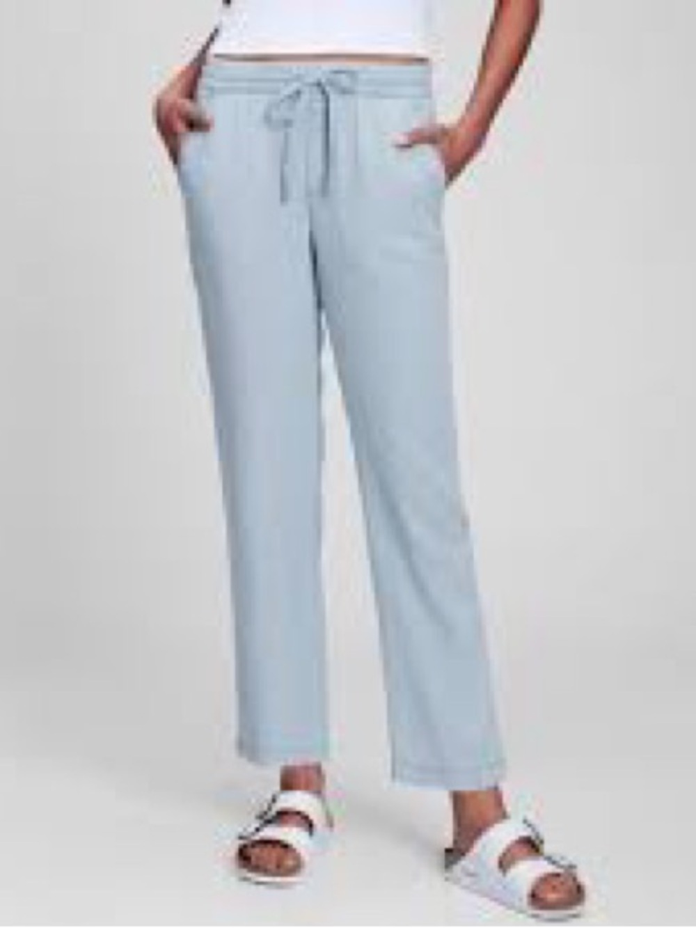 NWT Gap Lyocell Chambray Style Easy Pant, Size XL - Picture 1 of 9